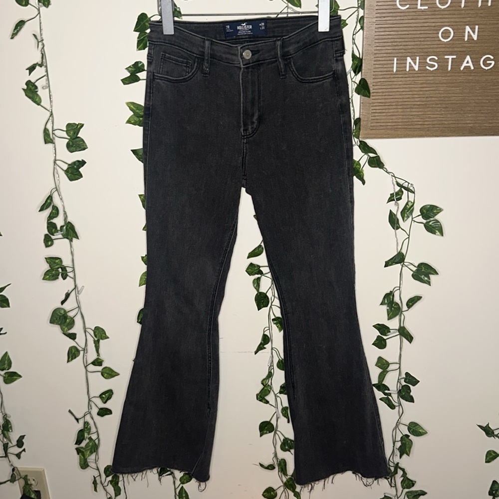 Hollister High Rise Flare Stretchy Jeans
